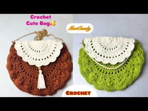 How to Crochet Circle Bag ❤️❤️| Viral Crochet DIY Bag Step By Step for Beginners ||