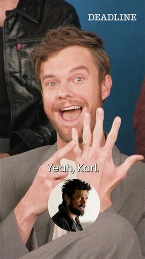 'The Boys' Cast Give Karl Urban His Flowers & Welcomes Jessie T. Usher With Open Arms