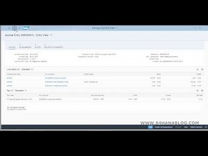 SAP S/4HANA Embedded Analytics - Analytical Fiori App - Display Financial Statement