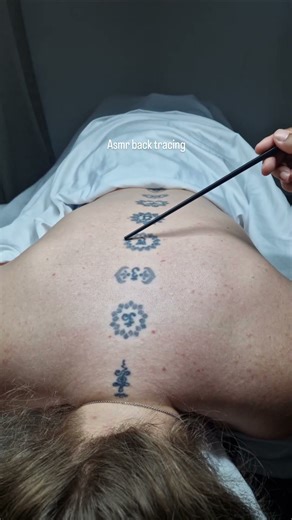 Asmt back tracing #asmr #tingles