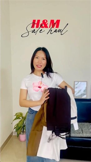 H&M sale haul 🌸 Trending Trousers under budget ✨ #reelitfeelit #fyp #shortsfeed #haul #ytshorts
