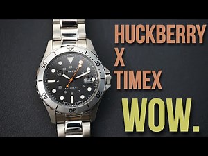 Huckberry x Timex Navi XL Artic Night - Explorer Style Automatic Field Watch