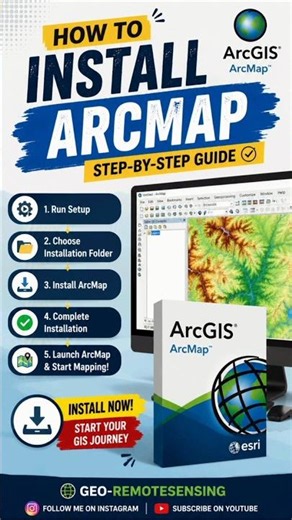 How to Install ArcMap | ArcGIS| 🌍 #shorts #arcgis