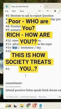 The Reality !! How society treats a Failed or Poor person??