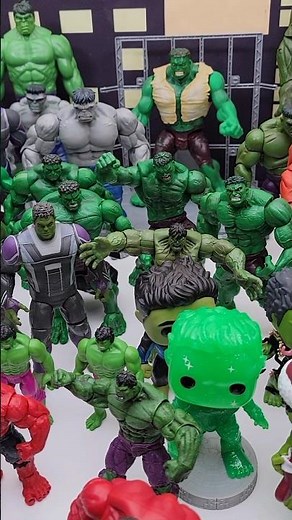 Hulk Collection Over 30 Hulk Action Figures