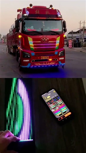 LED MATRIX PANEL #automobile #thetransitprodigy #trucker #ledlights #truckdriver #flexibleled #led