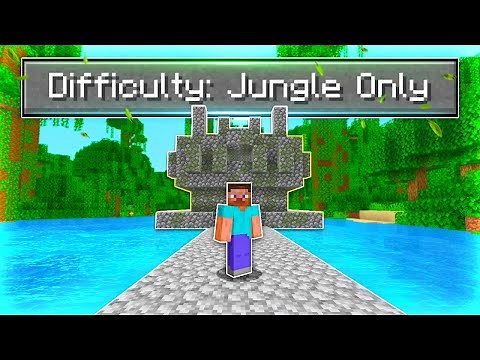 Can You Beat Minecraft In A Jungle Only World?