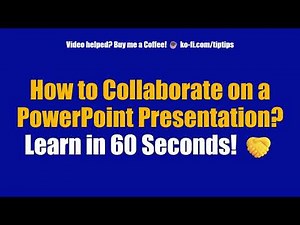 How to Collaborate on a PowerPoint Presentation? Learn in 60 Seconds! 🤝