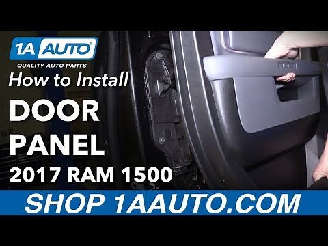 How to Remove Rear Door Panel 09-18 Ram 1500