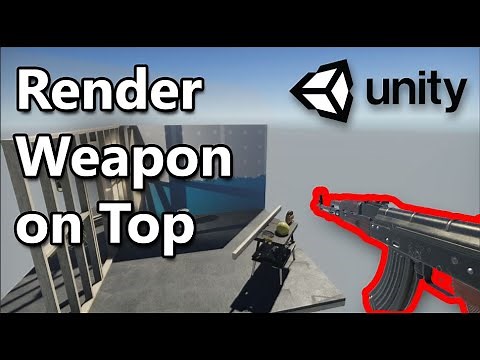 Render Weapons always on top - Unity FPS Weapon Render Layer - SRP