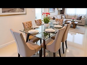 Modern Dining Room Design Ideas 2025 | Stylish Dining Tables & Elegant Living Room Interior Designs