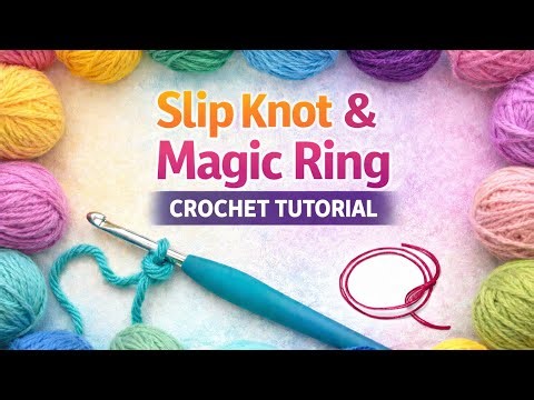Slip Knot & Magic Ring (mr) Tutorial for beginers | easiest amigurumi crochet #crochet #malayalam