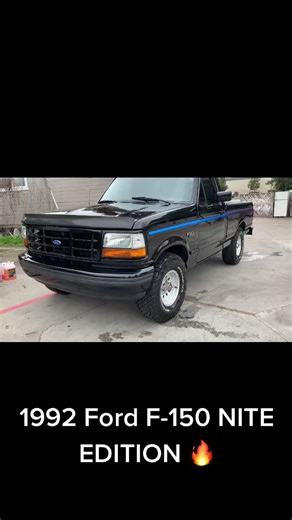 1992 Ford F150 Nite Edition and Bronco Nite Edition