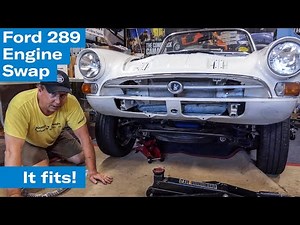 Mocking up the front subframe | Sunbeam Tiger engine swap project - Ep. 8