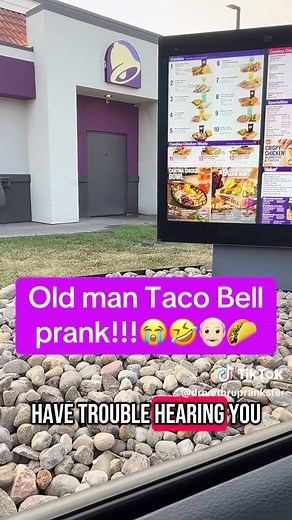 Taco Bell Drive Thru Prank by Old Man!