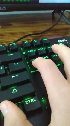 how to change colors on your onn keyboard