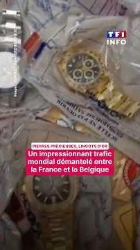 Gold: Massive global trafficking ring dismantled between France and Belgium｜TF1 INFO