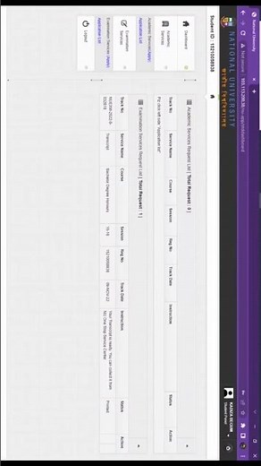 Transcript Status Check.