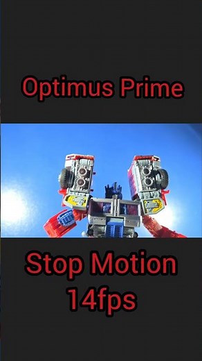 #transformers #optimusprime #stopmotion 14fps Optimus prime stop motion