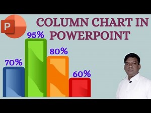 how to insert column chart in powerpoint