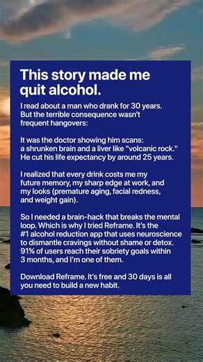 2026 is upon us, now is the perfect time to stop drinking and take the first steps to sobriety with Reframe. | Reframe