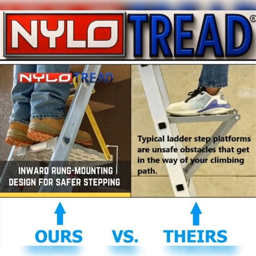 All-New Ladder Work Platform Featuring Safe Step Inward Rung Mount! #diy #tools #homeimprovement