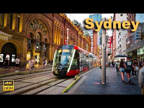Sydney Australia Walking Tour - Christmas in Summer | 4K HDR