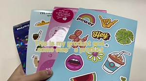 Custom Adhesive Foil Planner Sticker Sheet,A4 A5 Gold Foil Kiss Cut Sticker Sheet Printing