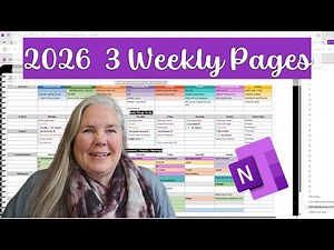 2026 3 Different Weekly Page layouts