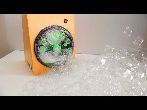 How to Make a Bubble Machine with Motor at home