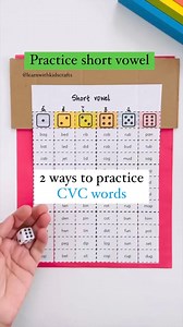 36K views · 161 reactions | Comment “YES” for this CVC resource that can help your child practice CVC words.Here is how to use them.1) Roll the dice, read and snip the word.2) Read the rhyming words and dot the nonsense wordFollow @learnwithkidscrafts for more ideas #scienceofreading #phonicsactivities #learningtoread #earlyreaders #homeschool #kindergarten #cvcwords #literacyactivities | Learn with Kids Crafts | Facebook