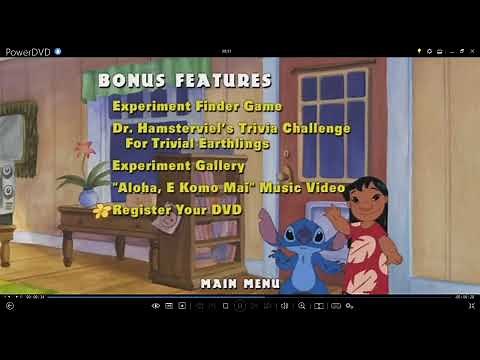 Stitch! the Movie (2003) DVD Menu Walkthrough