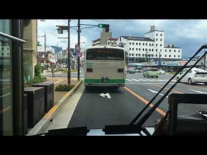 路線バス 前面展望 車窓 JR奈良駅西口→近鉄奈良駅/ 奈良交通28系統 JR奈良駅1235発