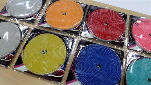 Wholesale Price Outdoor Addressable Led Neon Lights Roll 12V Single Color Soft Silicon Flex Flexible Neon Strip Light