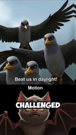 Why Bat Flies Only at Night — Old Story Told