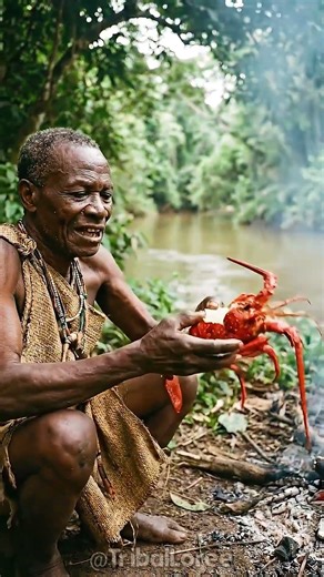 Cracking Lobster Shell By Hand