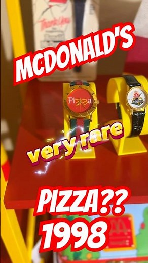 Rare 1998 McDonald’s Watch 😳 (McPizza Promo!)