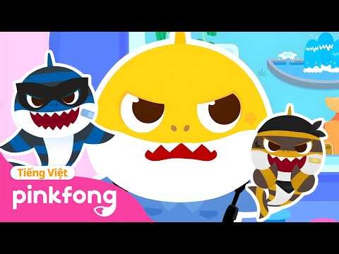 Bắt những tên trộm Gia đình Cá Mậ! 🦈 Chơi trốn tìm cùng Gia đình Cá mập | Baby Shark Pinkfong