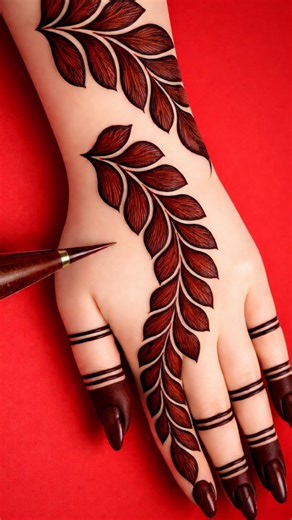 mehndi design for front hand|| mehandi design|| easy mehndi design||