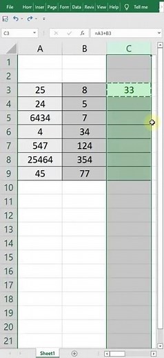 ✔️ Drag Formulas in Excel with Keyboard #Shorts
