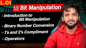 L1. Introduction to Bit Manipulation | 1 s 2 s Compliment | Bit Operators | Tanisha Pandey
