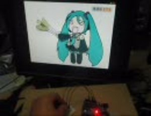 Arduino + Scratch で はちゅねミク