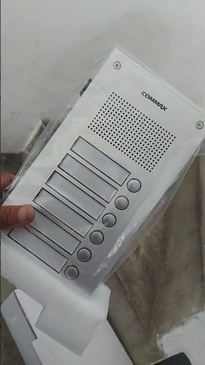 Instalacion de intercomunicador commax y fonos