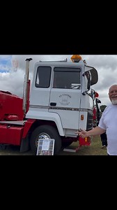 Unexpected visitor during a Ford Transcontinental truck tour interview #truck #trucks #trucking #trucker #truckshow | Miss Flatbed Red