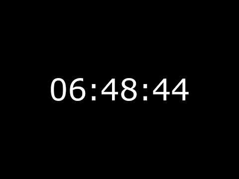 7 Hour Timer ⏳ (07:00:00) | Full Screen • No Music