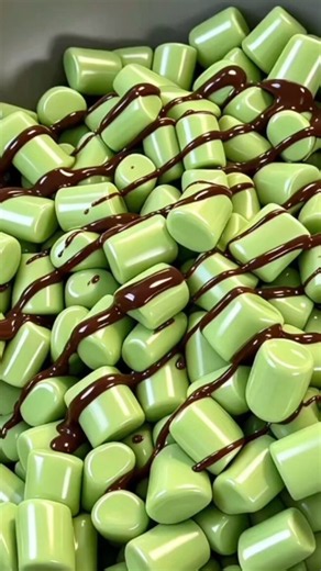10000 x chewy little bitter Matcha marshmallow Snowflake's Candy