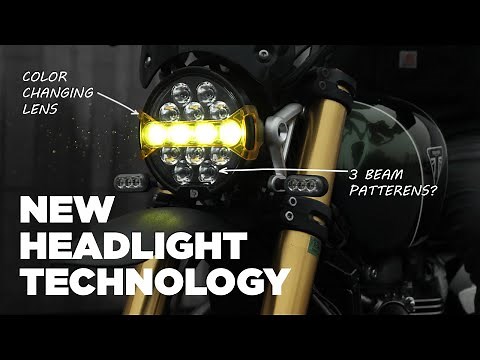 Insane Motorcycle Headlight Technology - the D14 Destroyer LED Headlight by DENALI Electronics