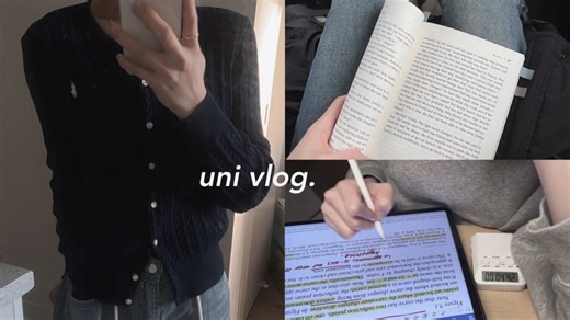 【中字25.2.16】LENA's vlog 大学平静的日常生活：期中高效学习📚｜健身｜做饭｜艰难戒咖啡☕️ing