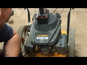 Live repair and answering questions. Cub cadet ST100 seized but not
