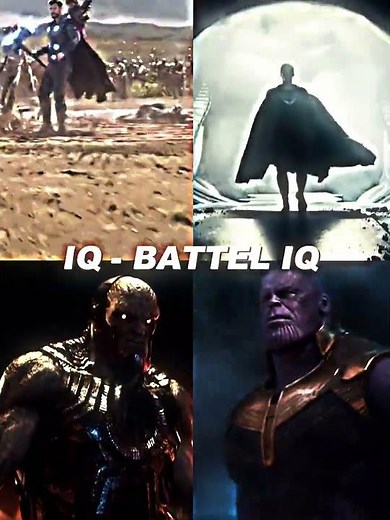 Thor & Superman vs Thanos & Darkseid" ⚡ 🔥"